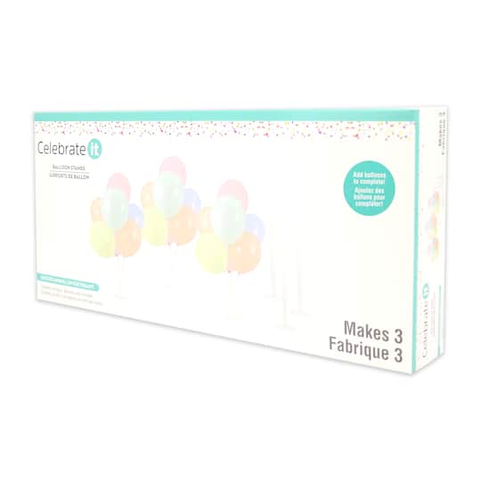 28" Balloon Stands by Celebrate It™, 3ct.